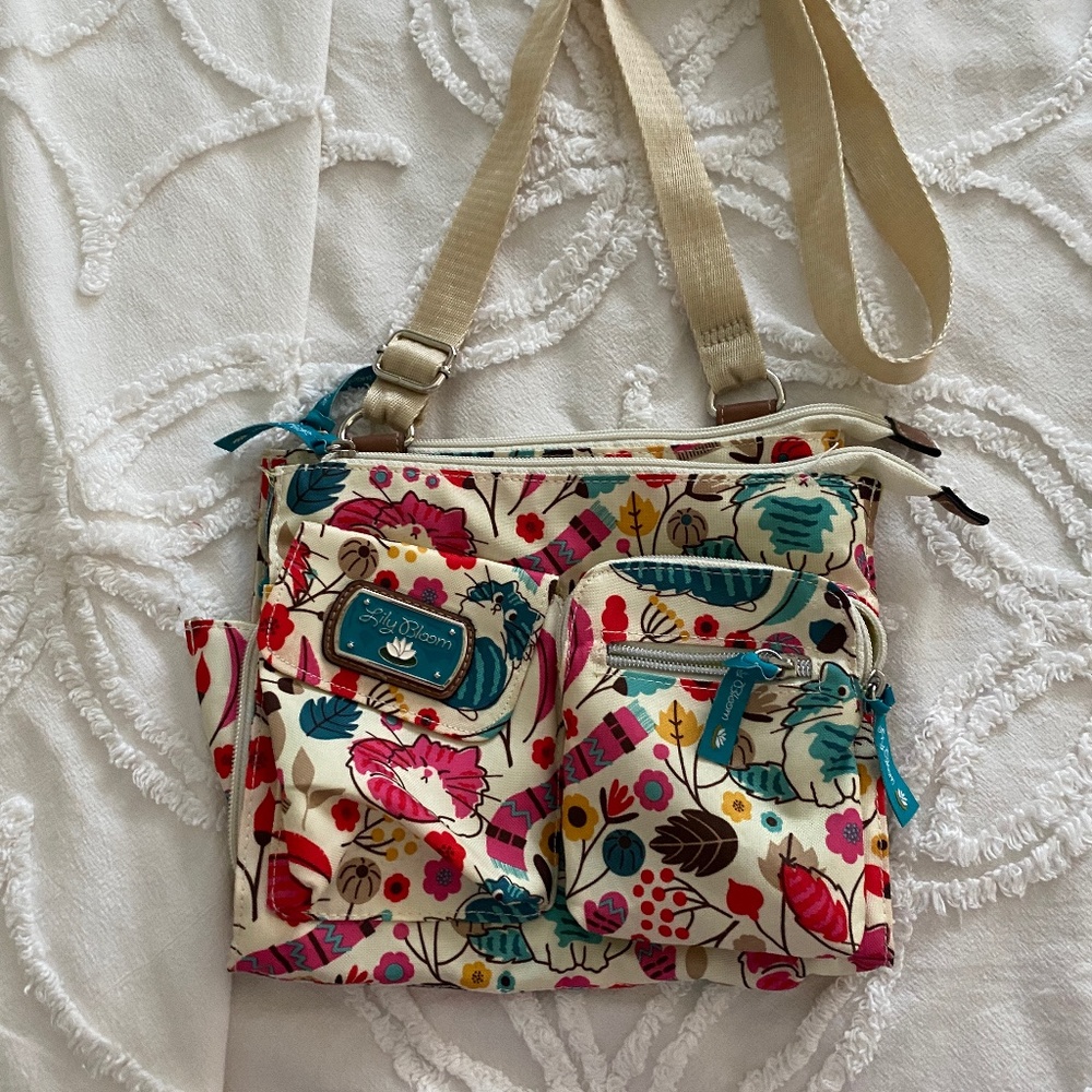 NWOT LILY BLOOM FURRY FRIENDS CROSSBODY PURSE